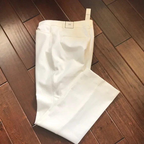 NWT WHBM White The Slim Pants - Picture 2 of 10